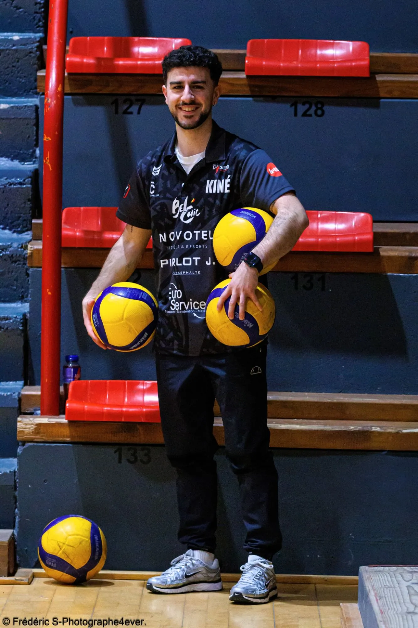 Maxime Barbarotto, kiné d'un club de volley professionnel